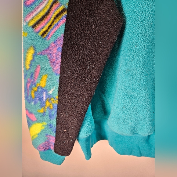 Vintage Abstract Fila 1/4 zip fleece - Picture 6 of 6